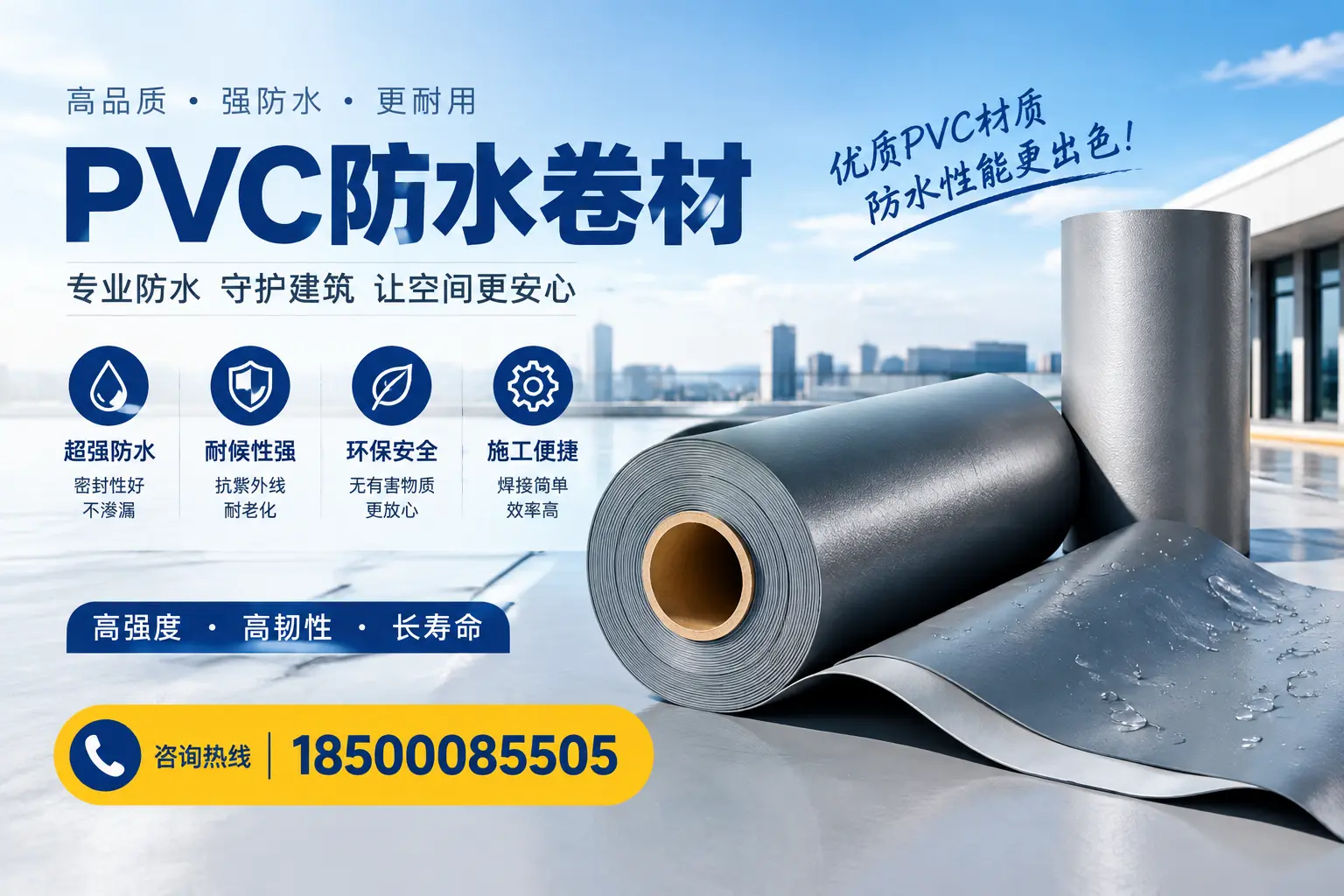 如何判断PVC防水卷材的质量优劣?无锡选购技巧
